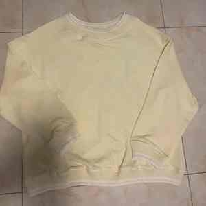 High Quality Silk Screen Printed Winter <b>Long</b> Mockneck Varsity Crewneck <b>Sweatshirt</b> with Front Logo - Product Image 2