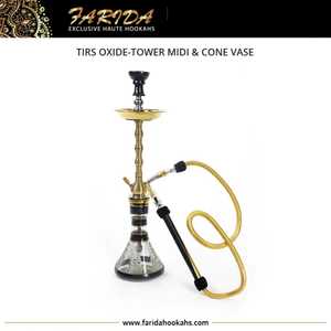 Sıcak satış katı mısır nargile 65 cm orta boy yüksek tam Set aksesuarları benzersiz geleneksel mısır Shisha toptan cam