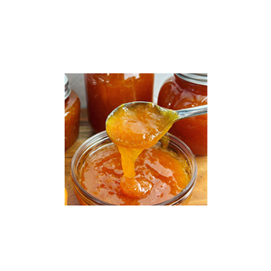 Mermelada de albaricoque cuidadosamente cocida en huerto exuberante: conserva la dulzura natural de los albaricoques frescos - Product Image 5