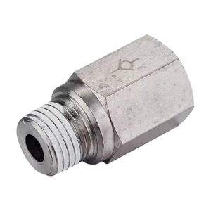 Conector de tubo de latón nuevo y usado Medidor de cobre hembra neumático Accesorio de aire Maquinaria de construcción industrial-Conexión de rosca - Product Image 2