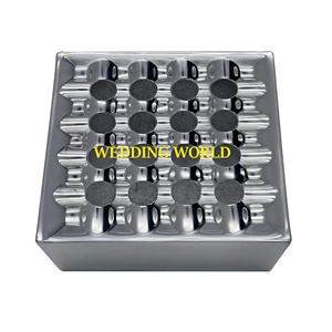 Cendrier de créateur fait à la main avec quatre grilles Nouveau cendrier de luxe personnalisé en métal fini de style classique avec forme personnalisée - Product Image 5