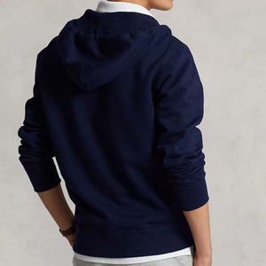 Poche à capuche avec cordon de serrage respirant fabriqué en usine avec garniture côtelée sweats à capuche pour hommes sweat uni lourd de haute qualité - Product Image 3