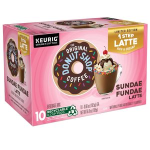 เดอะ ออริจินัล ดอนัท ช็อป ซันเด ฟันเด วันสเต็ป ลาเต้, แคปซูลกาแฟคีริกแบบเสิร์ฟเดี่ยว, 60 ชิ้น - Product Image 1