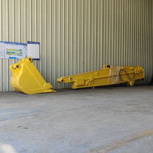 Hoog rendement 10M graafmachine schuifbare giek telescopische <span class=keywords><strong>arm</strong></span> lange reikwijdte giek voor <span class=keywords><strong>SH200</strong></span> SH210 SH260 ZX225 - Product Image 2