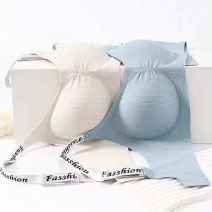 Soutien-gorge de maternité sans coutures pour femmes, sans armatures, confortable, avec fermeture frontale, sous-vêtements, soutien-gorge de sport - Product Image 5