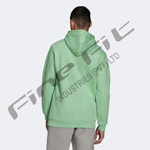 Coupe ample hommes coton mélangé pull à capuche basique décontracté Style Simple Streetwear à capuche pour hommes confortable urbain - Product Image 3