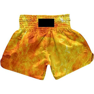 Short de boxe homme à séchage rapide personnalisé OEM Muay Thai MMA Short de combat tissu personnalisé marque privée pour l'entraînement aux arts martiaux - Product Image 3