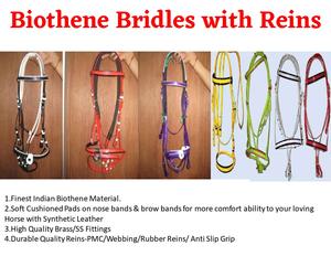 Harnais de polo en cuir et nylon réglable pour chevaux - Rembourrage doux, quincaillerie durable, ajustement confortable, entraînement, équitation, équestre - Product Image 6