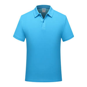 170gsm 100% Polyester unisexe hommes plaine OEM logo personnalisé à manches courtes Golf Polo t-shirt T-shirts T-shirt pour hommes livraison DDP - Product Image 3