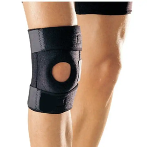 Nuevo protector de rodilla deportivo, soporte de compresión para mantener el calor, correas ajustables para entrenamiento y recuperación de alivio del dolor - Product Image 1