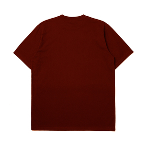 เสื้อบ็อกซี่แขนสั้นของผู้ชายเสื้อแบบสวมหัวผ้าฝ้ายสีดำน้ำหนัก240กรัมสีพื้นเสื้อ100% แบบกำหนดเอง - Product Image 3