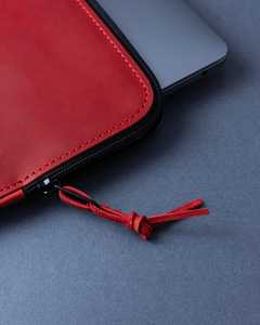 Premium Vintage Style Genuine Leather Portable Lightweight <b>Laptop</b> <b>Sleeve</b> for Office Work Travel Daily Use GLS-0322 - Product Image 6