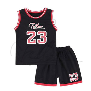 Uniforme de basket-ball pour enfants, vêtements de sport de haute qualité, logo personnalisé imprimé, taille plus, respirant, léger, couleur et taille personnalisées - Product Image 3
