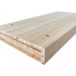 Travi per soffitti in legno di Glulam Lvl ingegnerizzate a basso prezzo per costruzioni usate