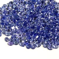 5x7mm AAA Grade Naturel Tanzanite Poire Ovale Coupe Pierres Précieuses en Vrac pour la Fabrication de Bijoux Loupe Calibrée Propre Tanzanite Pierre En Vrac
