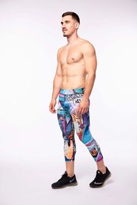 Leggings de Compression Tricotés Respirants et Légers pour Hommes 2026 – Pantalons de Sport Non Transparents pour la Course, le Yoga et l'Entraînement en Salle de Sport - Product Image 3