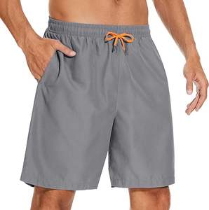 Pantalones Cortos Atléticos de Verano para Hombre, Shorts de Gimnasio, Estampado Sólido 3D, Ecológico, Secado Rápido, Antiarrugas, Poliéster, Bordado - Product Image 3