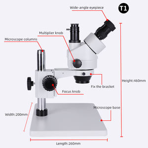 <span class=keywords><strong>Microscope</strong></span> trinoculaire stéréo à lumière led personnalisable pour téléphone portable pcb bga inspection 7x-45x <span class=keywords><strong>zoom</strong></span> support oem - Product Image 6