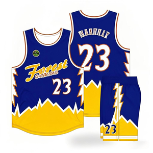 Uniformes de basket-ball de conception personnalisée uniformes de basket-ball respirants en polyester 100% uniformes de basket-ball Offre Spéciale - Product Image 2