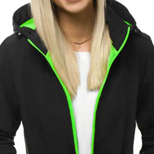 Chaqueta Softshell con forro polar de alta calidad para mujer, a prueba de viento, cálida, ligera, impermeable, sin capucha, para mujer, chaquetas de invierno y otoño - Product Image 4
