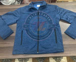 เสื้อฮู้ดดี้ผู้ชายคุณภาพสูง แบบซิป สีพื้น ผ้าฟลีซ ระบายอากาศได้ดี ขายดี - Product Image 4