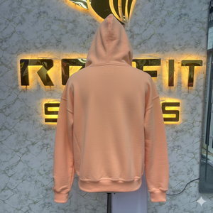 เสื้อฮู้ดสำหรับผู้ชายเสื้อฮู้ดแบบมีซิปพิมพ์ลายพัฟโลโก้ของคุณเอง - Product Image 3