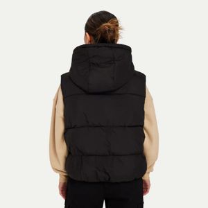 Chaleco acolchado XL personalizado para mujer, nuevo diseño, chaqueta de invierno cálida a prueba de viento a la moda con cremalleras, Material de relleno de algodón - Product Image 5