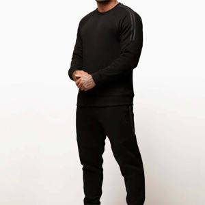 Chándal a rayas con cremallera personalizado para hombre, traje apilado, conjunto de Jogger unisex, ropa deportiva, chaqueta de chándal con cremallera - Product Image 1