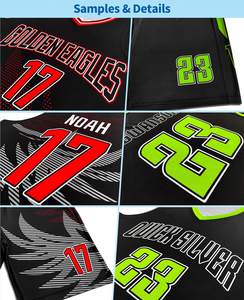 Conjunto de Jersey y pantalón corto de baloncesto de proveedor mayorista, ropa deportiva de nuevo diseño, uniforme de baloncesto reversible con estampado personalizado - Product Image 5