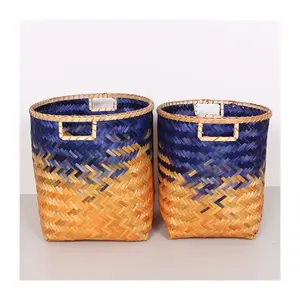 Top trend colorful natural storage basket best selling bamboo products from supplier Eco Farmie Export Co Ltd in Vietnam