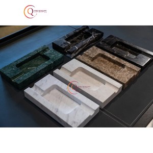 Nouvelle Collection à la mode luxueux cendrier à fumer en marbre rectangulaire fait à la main de table meilleur stockage de cendres à fumer pour la maison et le jardin - Product Image 2