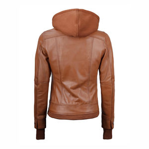 Veste en cuir pour femme de haute qualité, respirante, imperméable, coupe-vent, vente directe d'usine - Product Image 6