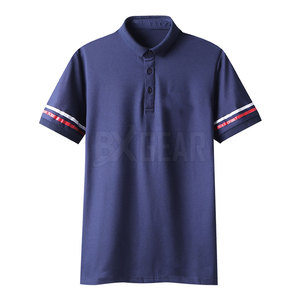 Camiseta Polo de ajuste cómodo para hombres con material transpirable Diseño de manga corta Ideal para ropa de calle - Product Image 1
