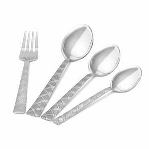 Juego de Cubiertos de Acero Inoxidable Plateado Duradero, Diseño Clásico con Mango de Diseño, para Uso Diario en la Cocina - Product Image 5