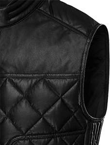 Chaleco de Motocicleta de Cuero Genuino Transpirable Personalizado al por Mayor para Hombre, Ropa Exterior de Invierno de Buena Calidad - Product Image 4