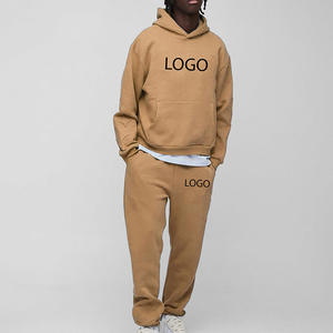 Trajes Deportivos de Algodón Personalizados al Por Mayor de Alta Calidad, Trajes Deportivos de Felpa Francesa con Impresión Serigrafiada, Trajes Deportivos de Gran Gramaje - Product Image 4