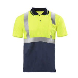 Premium High Quality Hi Vis Polo Shirt Reflective <b>Safety</b> Shirt Hi Vis Reflective <b>Safety</b> Black <b>Safety</b> Polo T Shirt - Product Image 5