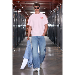 T-shirt pour homme GRIMELANGE FILIERO, 100% coton biologique, imprimé, col rond, coupe classique - Product Image 3