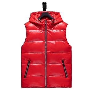 Doudoune personnalisée hommes hiver bulle rembourré doudoune hommes vestes 2023 sans manches doudounes premium - Product Image 4