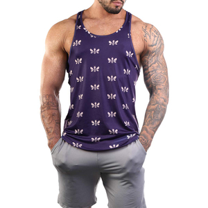 Cheap Gym Fitness <b>Tops</b> Bodybuilding <b>Men</b> Workout <b>Tank</b> <b>Top</b> New Sublimation Stylish Hight Quality Sleeveless Singlet <b>Tank</b> <b>Top</b> <b>Men</b> - Product Image 5