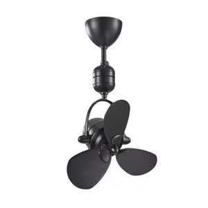 Bestar hagar พัดลมติดผนังเพดานแบบพรีเมี่ยมดีไซน์แบบอิตาลีใบพัดไฟฟ้า3ใบสำหรับบ้านริมชายหาดเขตร้อนระเบียงไม่มีแสงสว่าง - Product Image 1