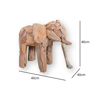 Décoration d'intérieur naturelle en bois d'éléphant - Product Image 2