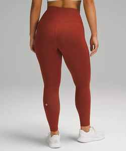 Collants de gymnastique taille haute en polyester spandex personnalisés pour femmes pantalons de yoga leggings en forme de V fermeture à la taille élastique motif solide - Product Image 1