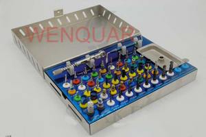 ชุดรากฟันเทียมอเนกประสงค์พร้อมดอกสว่านทรงกรวยอัดด้วยตนเอง50ชิ้นตัวขยายกระดูกทำจากสแตนเลส - Product Image 2