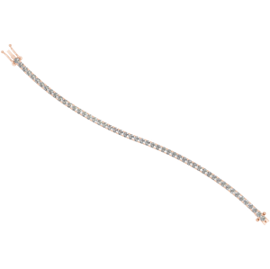 Elegante pulsera de tenis de oro sólido de 14K IGI Certified Lab Grown Diamond Fine Chain Link Jewelry Personalizable OEM ODM para fiestas - Product Image 3