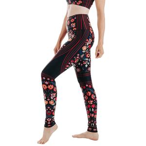 Leggings de sport pour femmes, nouvelle conception, motif floral, entièrement sublimés, taille croisée, vêtements de fitness, salle de sport, course à pied, jogging, yoga - Product Image 2