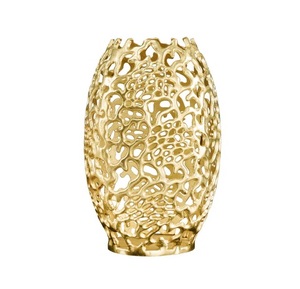 Florero de Metal decorativo para boda, diseño personalizado, soporte de flores hecho a mano, mesa elegante clásica con estilo - Product Image 4