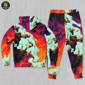Survêtement sublimé en polaire de luxe original pour hommes, vêtements de sport, survêtements de jogging pour l'entraînement - Product Image 5