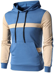 Sweat-shirt à capuche uni personnalisé avec broderie, usine OEM, vente en gros unisexe, tissu en molleton de coton, logo personnalisé, anti-odeur - Product Image 2