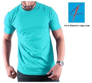 T-shirt en coton pour hommes, avec Logo imprimé, personnalisé, vierge, vente en gros, du Bangladesh - Product Image 3